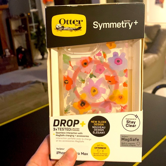 14 pro max otterbox symmetry series flower case - Picture 2 of 5